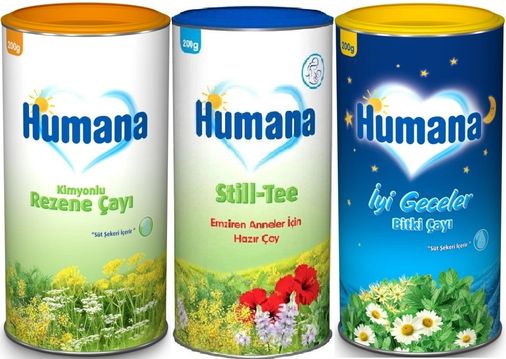 Humana Kimyonlu Rezene - Still Tee Emziren - İyi Geceler Bitki Çayı 200GR (Avantaj Pk Karma 3Lü Set)