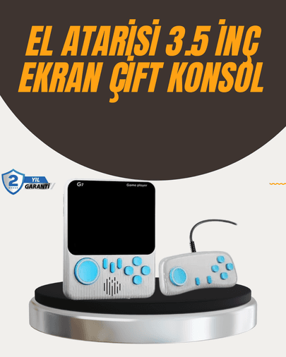 İki Kişilik Oyun Deneyimi Sunan Taşınabilir Retro Konsol