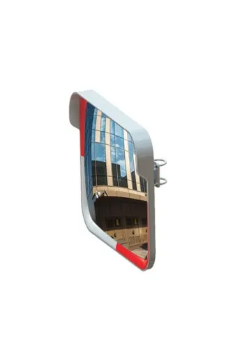 İlgi Trafik 12246 TGA Dışbükey Otopark Aynası Güvenlik Aynası Bombeli Trafik Aynası 60X80 Cm Kare Beyaz