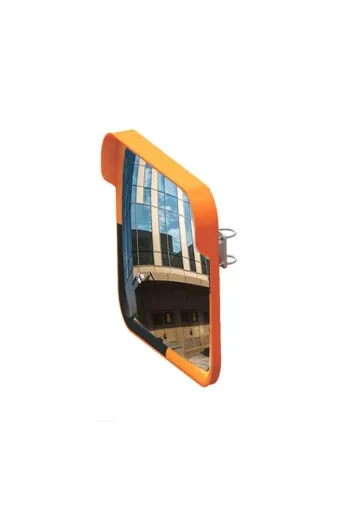 İlgi Trafik 12248 TGA Trafik Güvenlik Aynası 80 Cm Kare Dış Mekan Aynası Otopark Ayna 60X80 Cm Kare Sarı