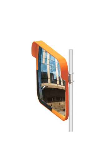 İlgi Trafik 12248 TGA+D01-3M Trafik Aynası Otopark Giriş Çıkış Aynası Bombeli Güvenlik Aynası 60X80 Cm Ve 3M Ayna Direği 12248 Tg
