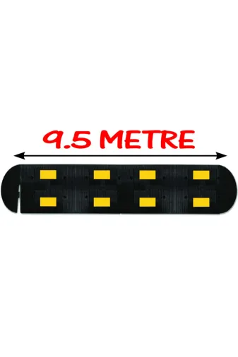 İlgi Trafik 9.5 Metre (50x40 cm) LT-2002-9.5 Hız Kesici Bariyer Kauçuk Hız Kesici Kasis Kauçuk Şaseli Yol Kasisi 9.5 Metre (50X40 Cm)