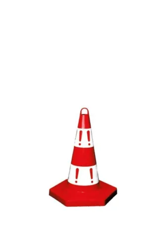 İlgi Trafik af105 Eko Trafik Konisi 50 Cm'lik Trafik Dubası Delinatör Uyarıcı Ucuz Huni