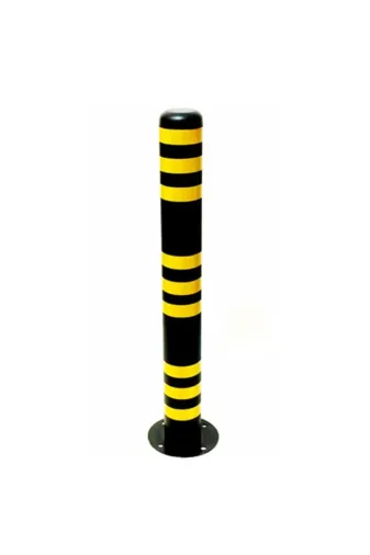 İlgi Trafik SB-017-SIYAH Metal Duba Demir Duba Sabit Baba Metal Delinatör Park Bariyeri Dubası 75 Cm Siyah