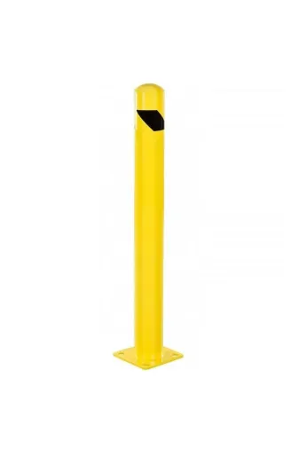 İlgi Trafik SB-022-SARI Sabit Park Bariyeri Metal Direk Demir Duba Sabit Baba Delinatör Dubası 100 Cm Sarı