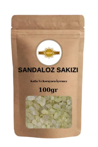 İLMİ ŞİFA Sandaloz Sakızı Orjinal Sandaroz- Sandoloz (Katkısız ) 100 Gr Tetraclinis Articulata