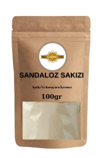 İLMİ ŞİFA Sandaloz Sakızı Tozu Orjinal Sandaroz- Sandoloz (Katkısız ) Toz 100 Gr Tetraclinis Articulata
