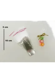 İnce Kısa Parmak Lolly Şeker Poşeti 75 Adet