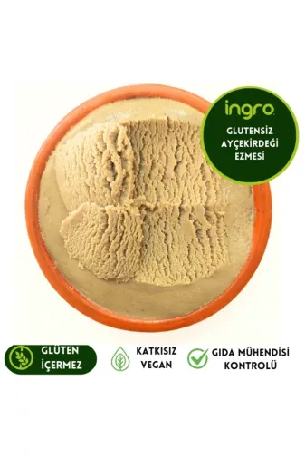 İngro KAH-1901-33-20-G1 Glutensiz Ayçekirdeği Ezmesi 380 G