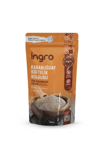 İngro TYC00379937858 Glutensiz Karabuğday Köftelik Bulguru 700 G