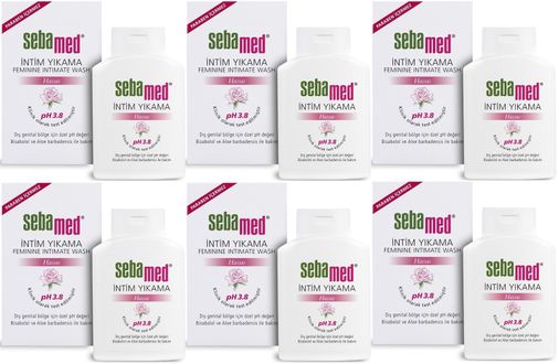 İntim Likit 200ML (Genital Bölge Temizleyici) (6 Lı Set)