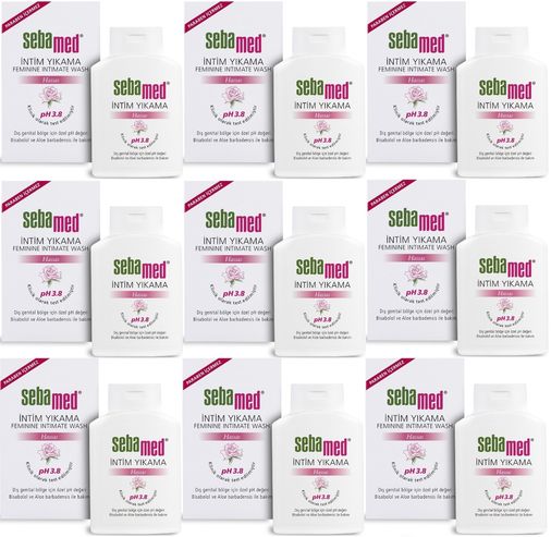 İntim Likit 200ML (Genital Bölge Temizleyici) (9 Lu Set)
