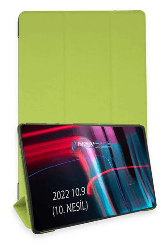 iPad 2022 10.9 (10.nesil) Kılıf Tablet Smart Kılıf - Açık Yeşil