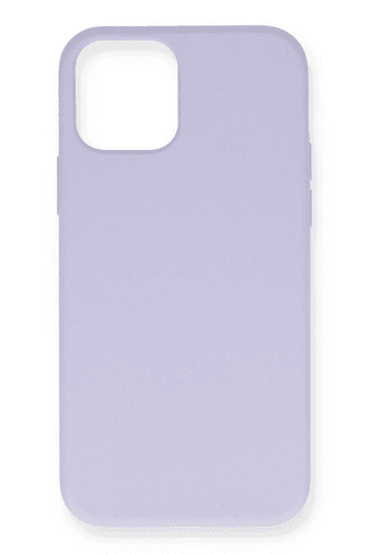 iPhone 12 Pro Max Kılıf Nano içi Kadife Silikon- Lila