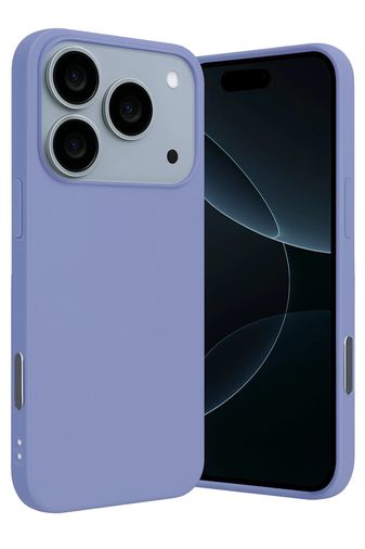 iPhone 17 Pro Nano içi Kadife Silikon - Lila