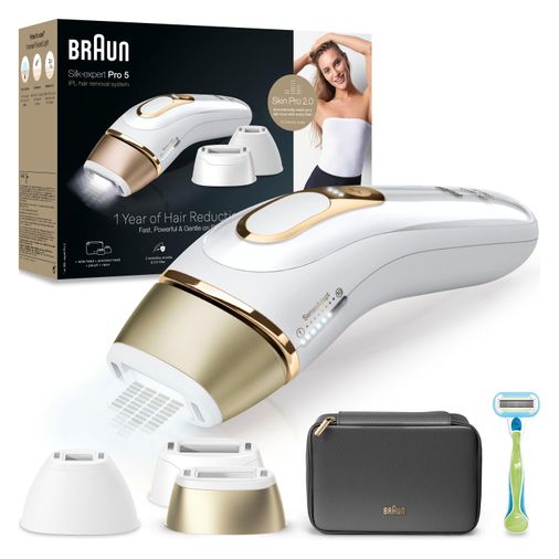 Ipl Silk·expert Pro 5 Evde Tüy Alma Çanta Venus Tıraş Makinesi 2 Başlık