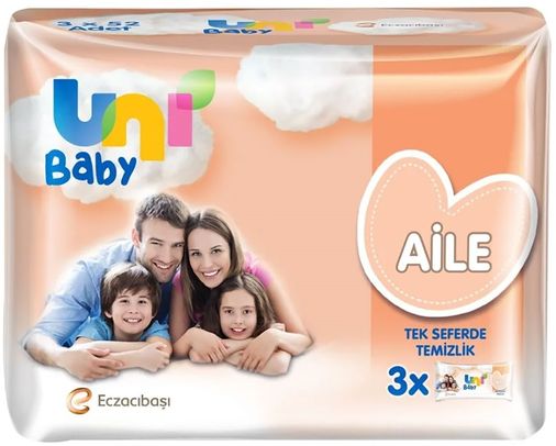 Islak Havlu Mendil 52 Yaprak Aile (3 Lü Pk) 156 Yaprak