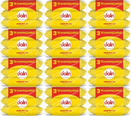 Islak Havlu Mendil Klasik 56 Yaprak 36 Lı Set