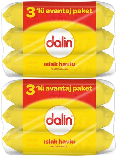 Islak Havlu Mendil Klasik 56 Yaprak 6 Lı Set