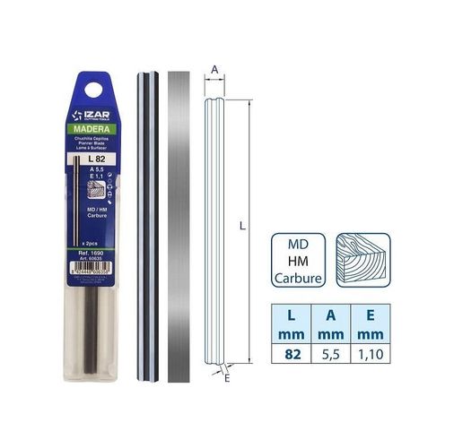 İzar Planya Bıçağı 82 Mm 1 Çift
