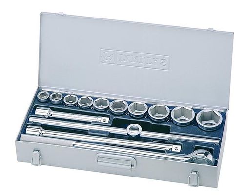 İzeltaş 1119 00 6114 3/4" Lokma Takımı Altı Köşe (14 parça mm)