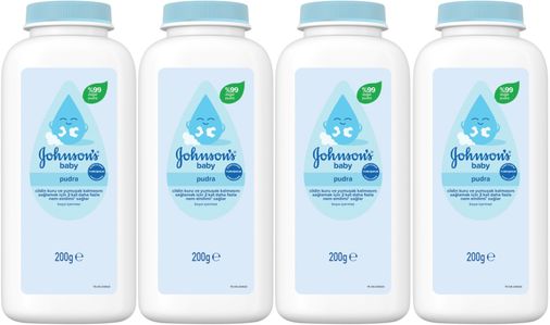 Johnsons Baby Bebek Pudrası 200GR Klasik (%99 Doğal) (4 Lü Set)