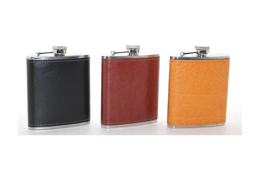 just cheap store 115654311 Paslanmaz Çelik Tekli 7 Oz Derili Matara Alk2660 Açık Lacivert