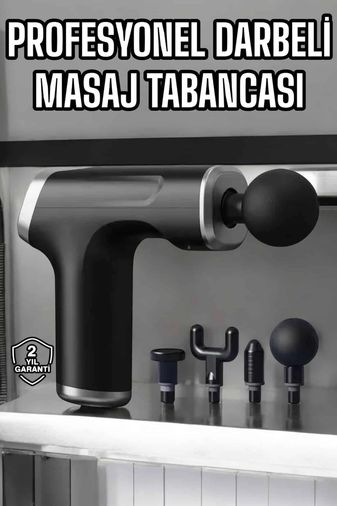 just cheap store 25DYMUCZKH800MASAJ1 Masaj Tabancası 4 Başlıklı Kas Ve Vücut Ağrıları İçin Şarjlı Darbeli Açık Lacivert 53785677