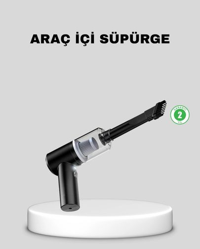 just cheap store 25DYMXUCZZZHS22SÜPÜRGE Mini Şarjlı Araç Süpürgesi 120W Güçlü Motor, 5500Pa Vakum Emiş, Yıkanabilir Filtre 1 Adet