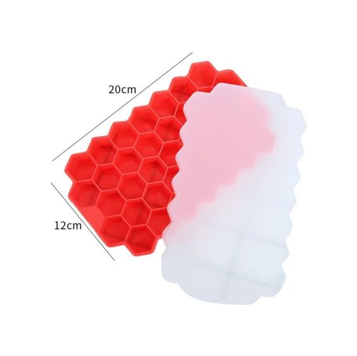just cheap store 474189AN44YT0044 37 Bölmeli Slikon Petek Şeklinde Buz Kalıbı 4741 Ahşap - Gümüş