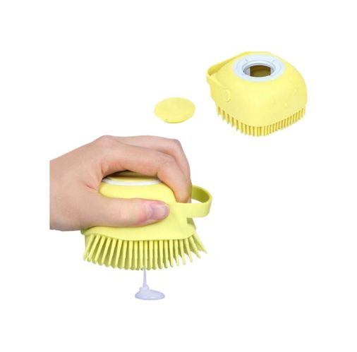 just cheap store 474189D22YT0276 Yumuşak Silikon Malzemeli Esnek Jel Hazneli Masaj Fonksiyonlu Etkili Banyo Duş Kese Lifi 4741 Açık Mavi