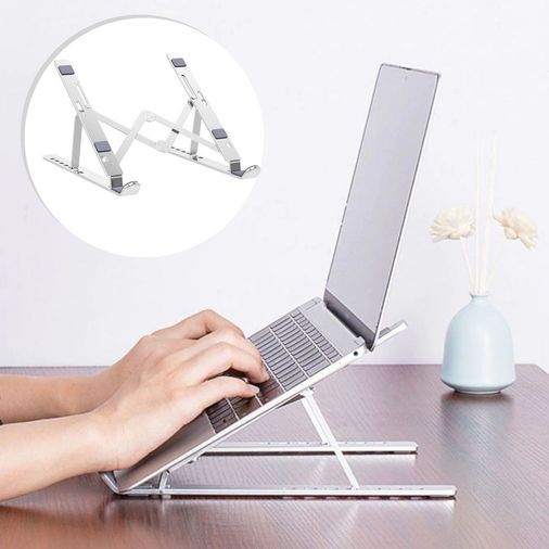 just cheap store 474189MM57YT2243 Ayarlanabilir Dizüstü Destek Tabanı Tamamen Katlanabilir Taşınabilir Laptop Yükseltici 4741 Antik Beyaz