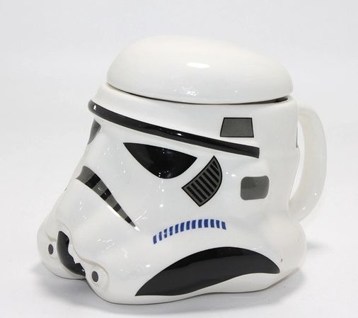 just cheap store 55MT3-KH-ALK4490 Stormtrooper Tasarım Porselen Kupa Bardak Alk4490 Açık Lacivert
