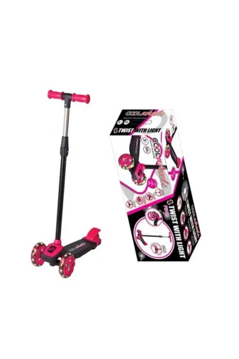 JYFC-1955 Işıklı Ayarlanabilir Yükseklik Led Işıklı Cool Wheels Scooter