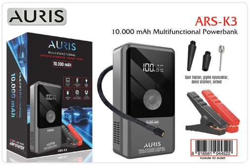 K-3 10.000 Mah Multifunctional Powerbank