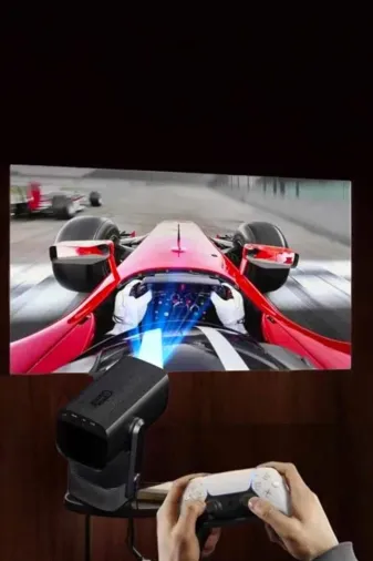Kaia Life tkn-UUCZARJLIPROJEKSYON2erzd Taşınabilir Sinema Oyun Projektörü Akıllı Projeksiyon Android 11