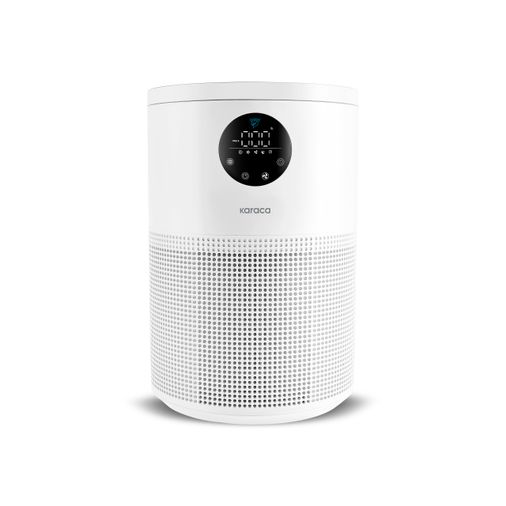 Karaca hykfrıkoy Oksijen Plus S1 Compact Hava Temizleyici Hepa Filtreli (True Hepa / H13) Ve Akıllı Lazer Sensörlü Matte White