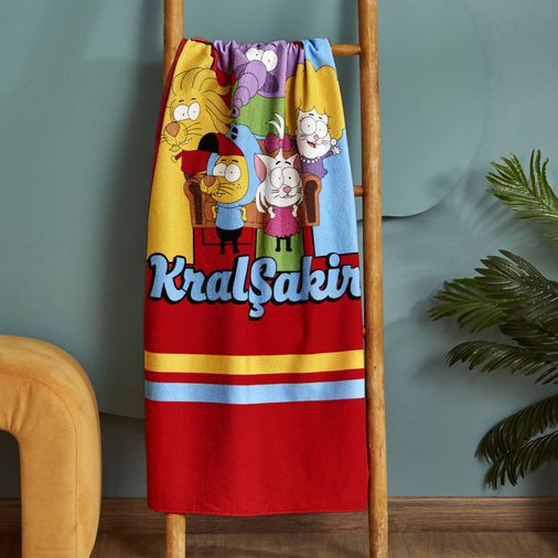 Karaca jytkktyghh X Kral Şakir Sıkı Dostlar Plaj Havlusu 75X150 Cm