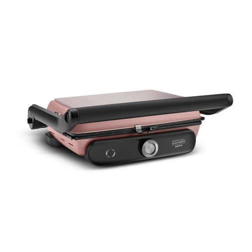 Karaca trııojrhjıor Gastro Grill Glass Premium 2400W Döküm Tost Ve Izgara Makinesi Rosegold