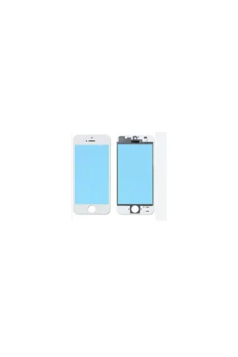 Karahanlı Butik CPTLFEKRNAPP-IP5SB-1 Iphone 5S Dokunmatik Ekran Camı Çıtalı - Beyaz Renk