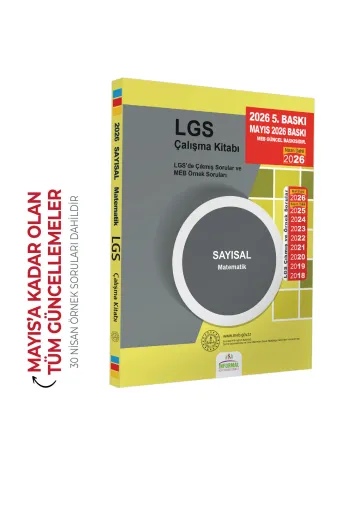 Karakutu Yayınları MEBlgsMATÇKmaviSB 2026 (Mayıs’A Kadar) Meb Örnek Soruları Lgs Matematik Çalışma Kitabı 8.sınıf A4 Renkli Baskı