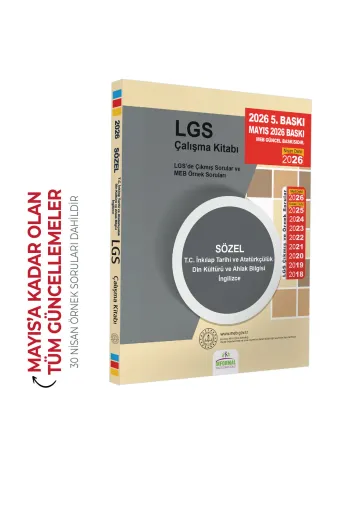 Karakutu Yayınları MEBlgsSÖZELmaviÇalışmaSB 2026 (Mayıs’A Kadar)Meb Örnek Sorular Lgs Sözel Çalışma Kitap 8.sınıf Tarih-Din-İng A4 Renkli Baskı