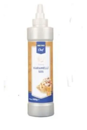 Karamelli Dekor Topping Dondurma, Waffle Sosu 1 Kg