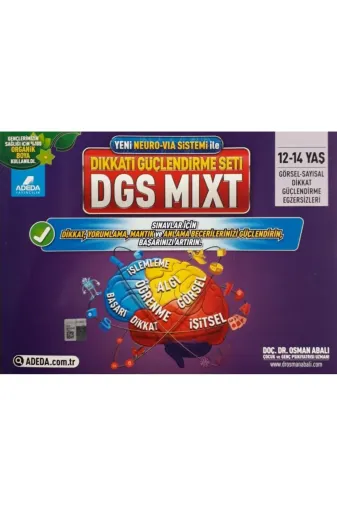 Karatay Yayınları SDKT-9786058064096 Dikkati Güçlendirme Seti Mixt 1214 Yaş