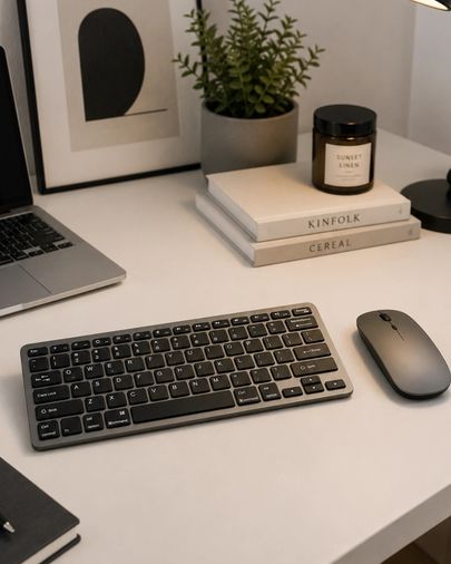 Kargolat 126916220 Sessiz Kullanım Sunan Bluetooth Klavye Mouse Seti Çoklu Cihaz Uyumlu