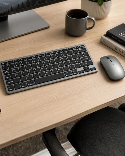 Kargolat 126916221 Şarjlı Kablosuz Klavye Ve Mouse Seti Kompakt Taşınabilir Tasarım