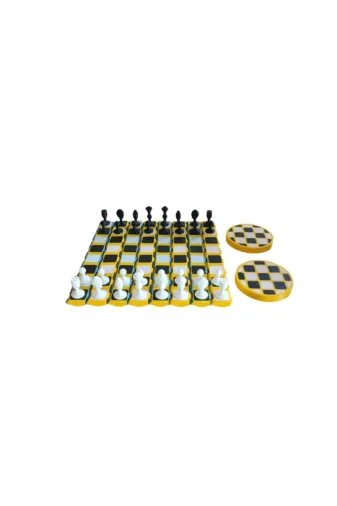 KENAR KNR268 Satranç Takımı (Sarı+Mavi)