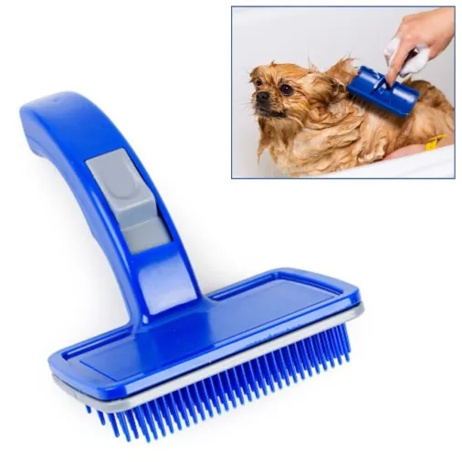 Kendini Temizleyen Kedi Köpek Tüy Bakım Tarağı Tüy Alıcı Tarak (4745)