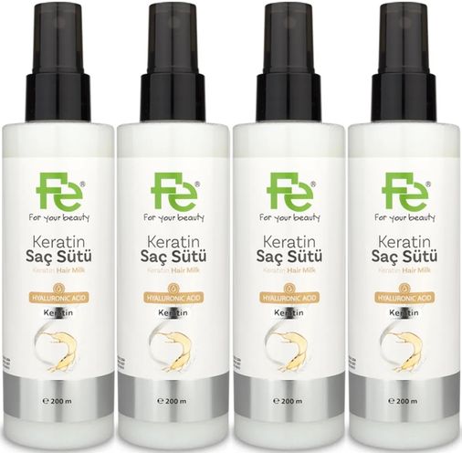 Keratin Saç Sütü 200ML (4 Lü Set)