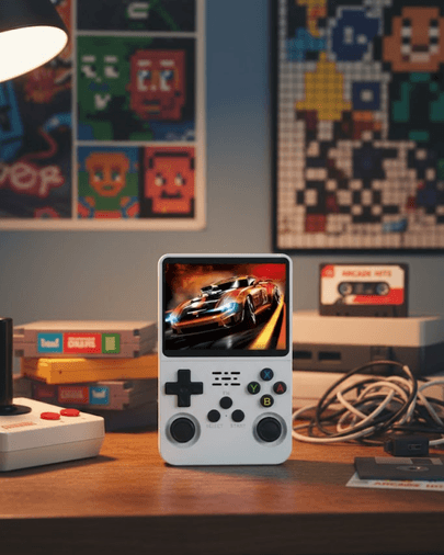 Klasik Oyun Konsolu 64 Bit İşlemci ve Çift Kart Girişi Özellikli